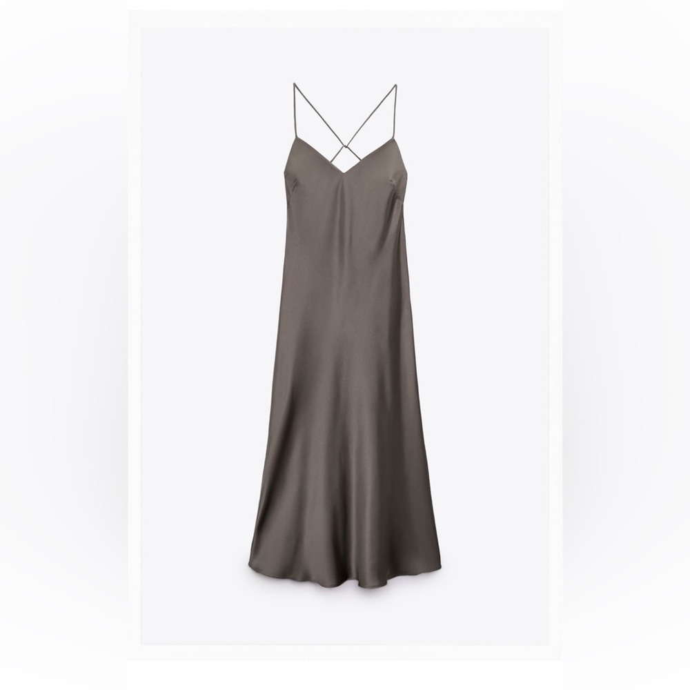 NWT Zara satin style lingerie dress size M